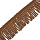 Бахрома 0390-0910 62мм 10м (6367 коричневый)