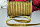 Бархатная лента с люрексом 1см* упак 18,28 м (31380 золотой)